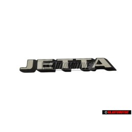 VW Original JETTA Trasero Rotulo Insignia Emblema Negro Blanco - 165853687F QK6