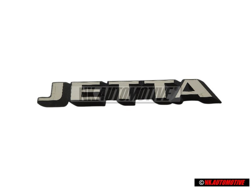 VW Original JETTA Trasero Rotulo Insignia Emblema Negro Blanco - 165853687F QK6
