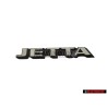 VW Original JETTA Trasero Rotulo Insignia Emblema Negro Blanco - 165853687F QK6