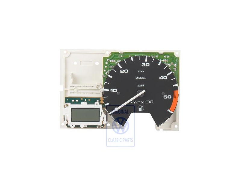 VW Original Cuentarrevoluciones Con Reloj Digital Y Aparato Mando - 193919253C
