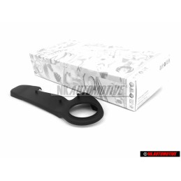 VW Original Revestimiento Con Orificio Negro Satinado - 165881478 01C