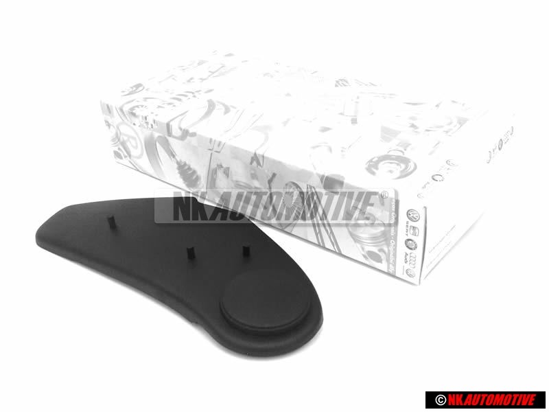 VW Original Revestimiento Con Orificio Negro Satinado - 165881480B 01C