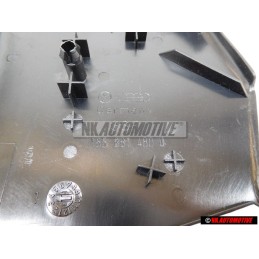 VW Original Revestimiento Con Orificio Negro Satinado - 165881480B 01C