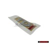 VW Original TDI Trasero Rotulo Insignia Emblema Cromo Rojo - 3B0853675ABGQF