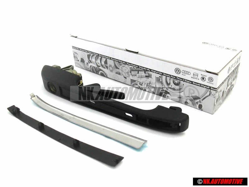 VW Classic Parts Manilla Puerta Afuera, Negra, Sin Bombin De Cierre - 191837208