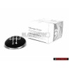 VW Original 5-Velocidades Palanca De Cambio Emblema Negro Cromo - 1K0711144H
