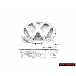 VW Original Frente Simbolo Insignia Emblema Cromo - 5G0853601 2ZZ