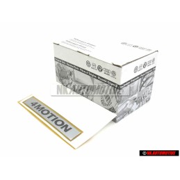 VW Original 4MOTION Trasero Rotulo Insignia Emblema Cromo - 5G0853675P AFG