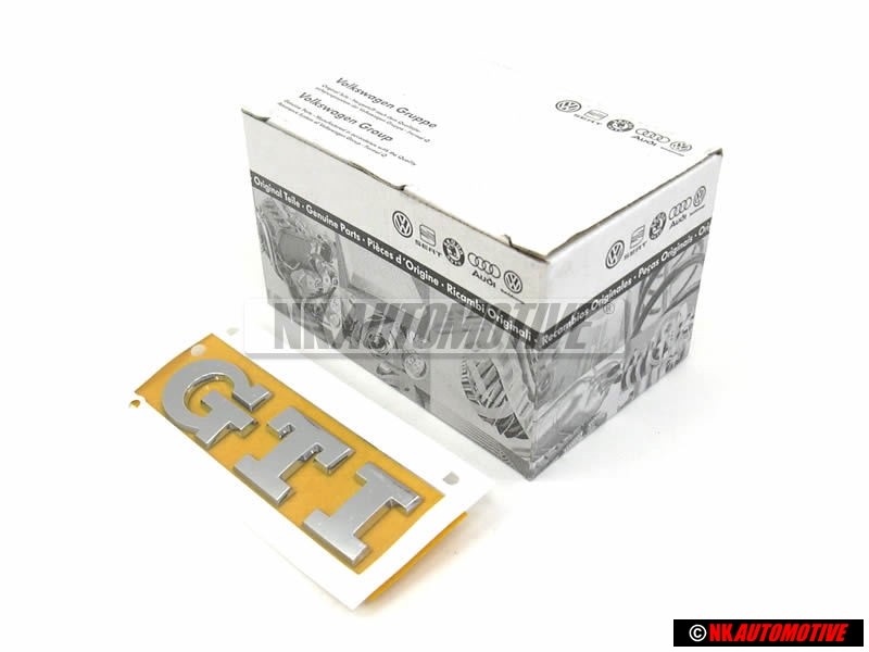 VW Original GTI Trasero Rotulo Insignia Emblema Cromo - 5G0853675Q 2ZZ
