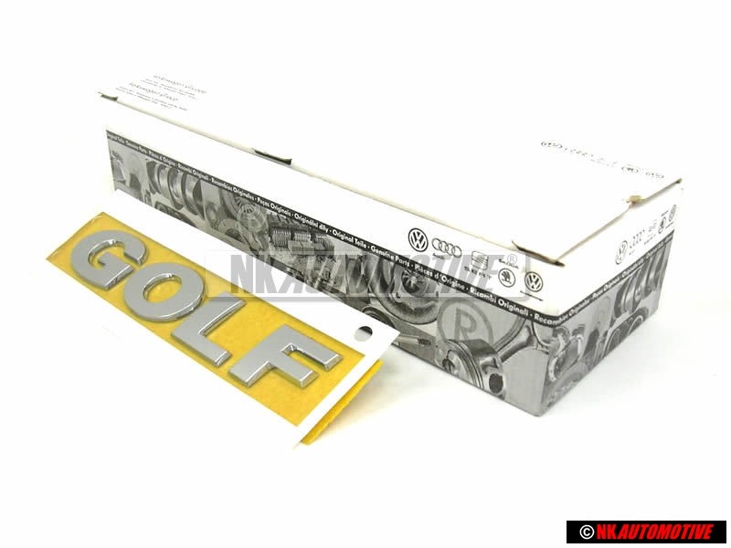VW Original GOLF Trasero Rotulo Insignia Emblema Cromo - 5G0853687 2ZZ