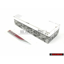 VW Original GTI Lado Rotulo Insignia Emblema Cromo Rojo - 5G0853688M JZQ