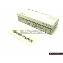 VW Original 4MOTION Trasero Rotulo Insignia Emblema Cromo Rojo - 3B0853675AEGQF