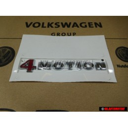 VW Original 4MOTION Trasero Rotulo Insignia Emblema Cromo Rojo - 3B0853675AEGQF