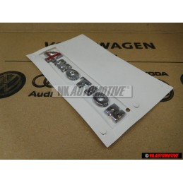 VW Original 4MOTION Trasero Rotulo Insignia Emblema Cromo Rojo - 3B0853675AEGQF