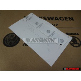 VW Original 4MOTION Trasero Rotulo Insignia Emblema Cromo Rojo - 3B0853675AEGQF