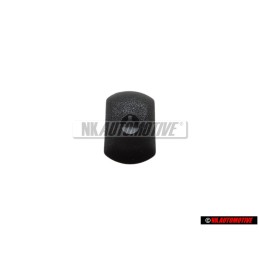 VW Original Boton Presion Negro Satinado - 535853733 01C