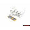 VW Original GT Trasero Rotulo Insignia Emblema Cromo Azul - 6R0853675S AFL