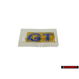 VW Original GT Trasero Rotulo Insignia Emblema Cromo Azul - 6R0853675S AFL