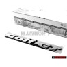 VW Original GOLF GT Trasero Rotulo Insignia Emblema Cromo - 1H6853687ACZ10
