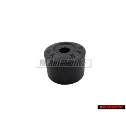 VW Original Capuchon P. Tornillo Rueda Negro Satinado - 1K0601173A 9B9