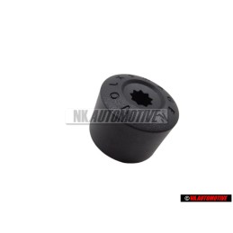 VW Original Capuchon P. Tornillo Rueda Negro Satinado - 1K0601173A 9B9