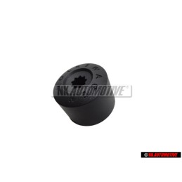 VW Original Capuchon P. Tornillo Rueda Negro Satinado - 1K0601173A 9B9