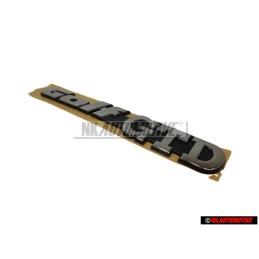 VW Original GOLF GTD Trasero Rotulo Insignia Emblema Cromo - 1H6853687AEZ10