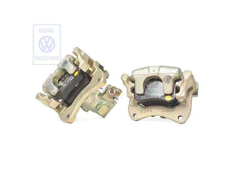 VW Original 1 Juego Cajas Pinzas De Freno Con Forros De Freno - 191698661BX