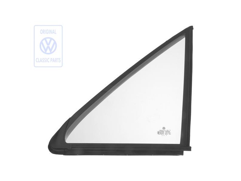 VW Original Cristal De Puerta Fijo Con Junta - 191845241A
