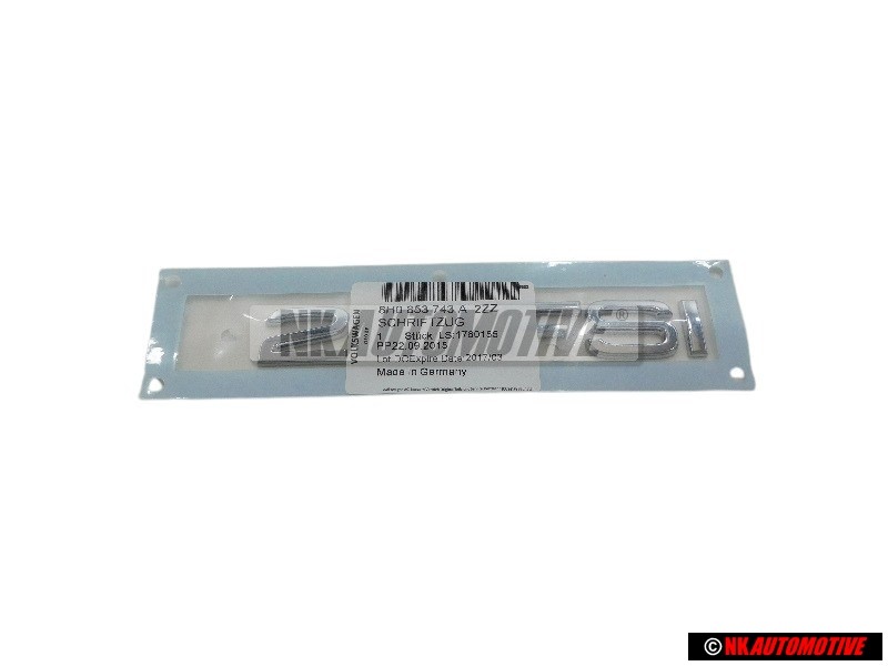 Audi Original 2.0 FSI Trasero Rotulo Insignia Emblema Cromo - 8H0853743A 2ZZ