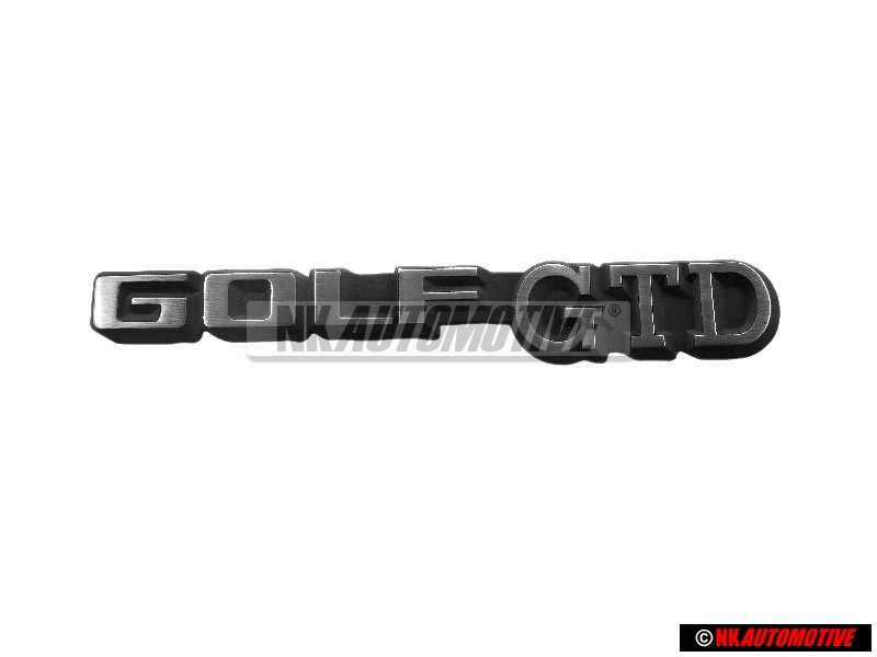 VW Original GOLF GTD Trasero Rotulo Insignia Emblema - 191853687D GX2