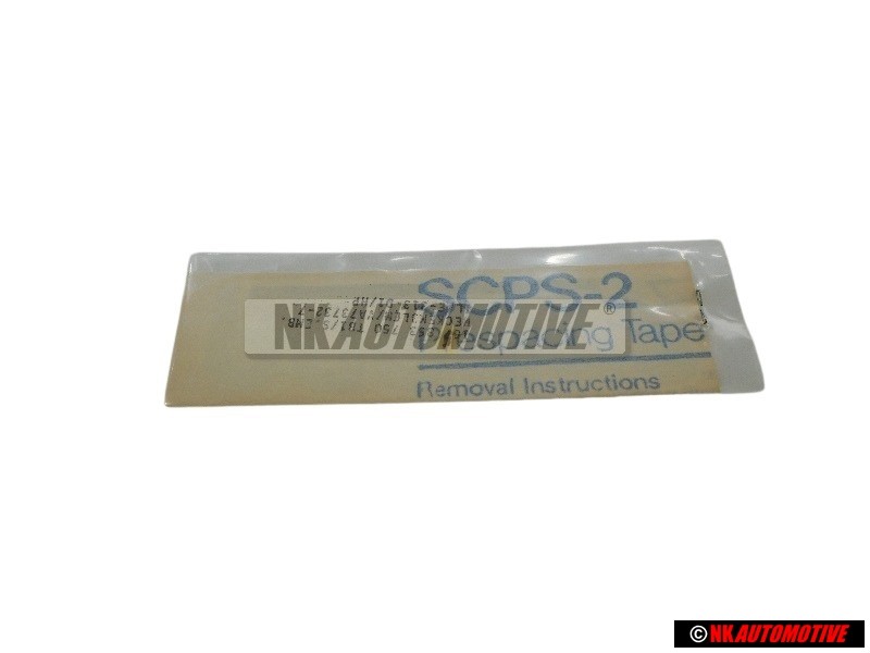 VW Original Rotulo Autoadhesivo Negro Satinado/Plata Titani - 165853750B TB1