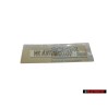 VW Original Rotulo Autoadhesivo Negro Satinado/Plata Titani - 165853750B TB1