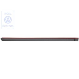 VW Original Moldura Protectora Para Puerta Negro Satinado/Rojo - 165853516 QS2