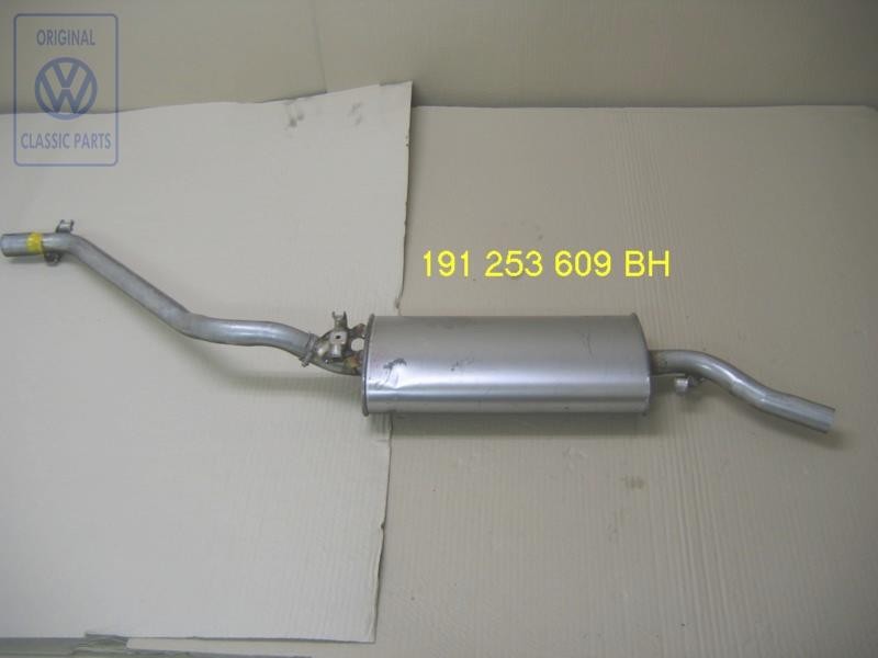 VW Original Silenciador Final - 191253609BH