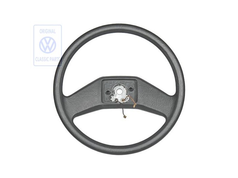 VW Original Volante Direccion Negro Satinado - 191419091A 01C