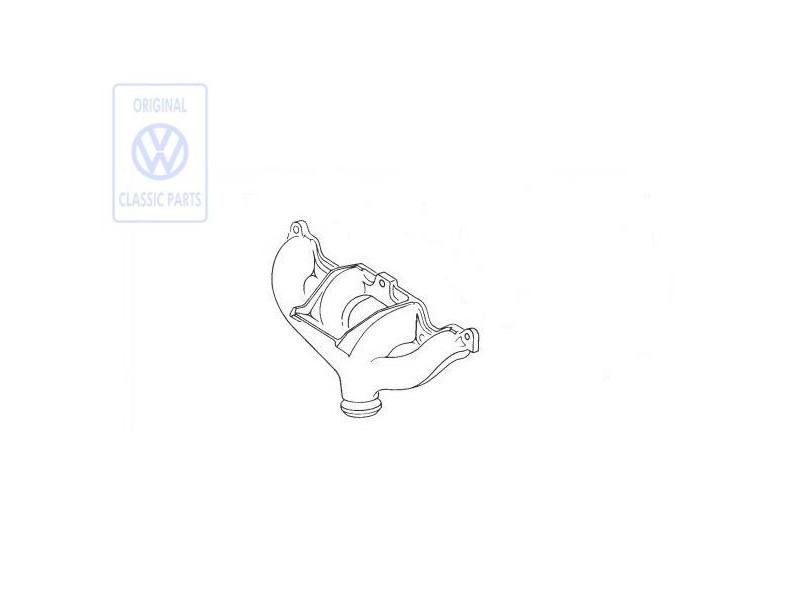 VW Original Colector De Escape - 036253033