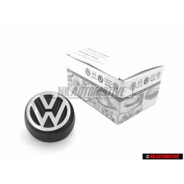 VW Original Trasero Simbolo Insignia Emblema Plata Cepillada - 327853601