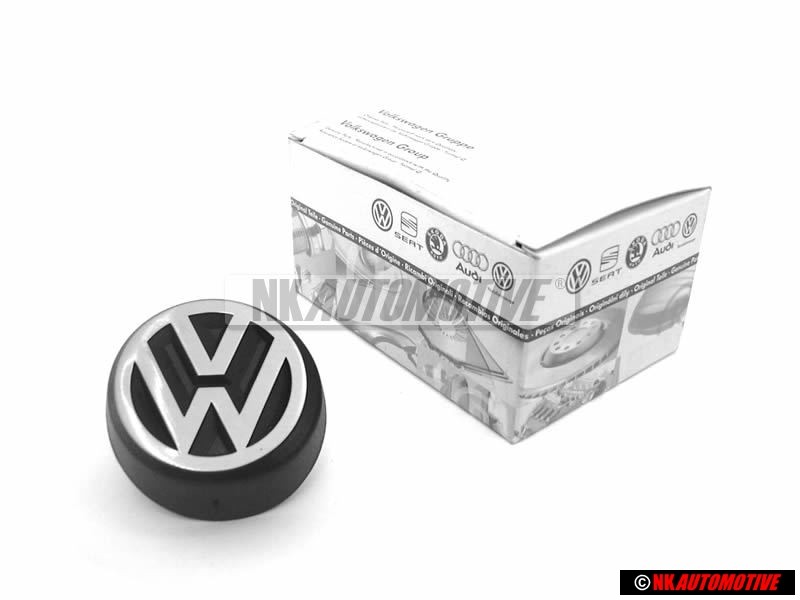 VW Original Trasero Simbolo Insignia Emblema Plata Cepillada - 327853601