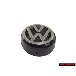 VW Original Trasero Simbolo Insignia Emblema Plata Cepillada - 327853601