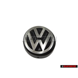 VW Original Trasero Simbolo Insignia Emblema Plata Cepillada - 327853601