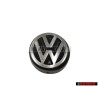 VW Original Trasero Simbolo Insignia Emblema Plata Cepillada - 327853601