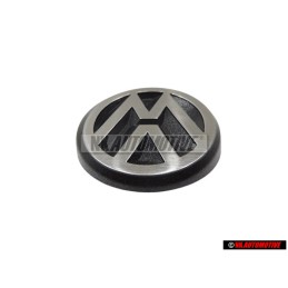 VW Original Trasero Simbolo Insignia Emblema Plata Cepillada - 327853601