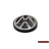 VW Original Trasero Simbolo Insignia Emblema Plata Cepillada - 327853601