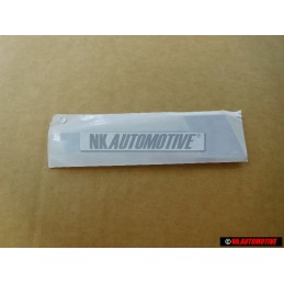 Audi Original SUPERCHARGED Lado Rotulo Insignia Emblema Negro Cromo - 4F0853601