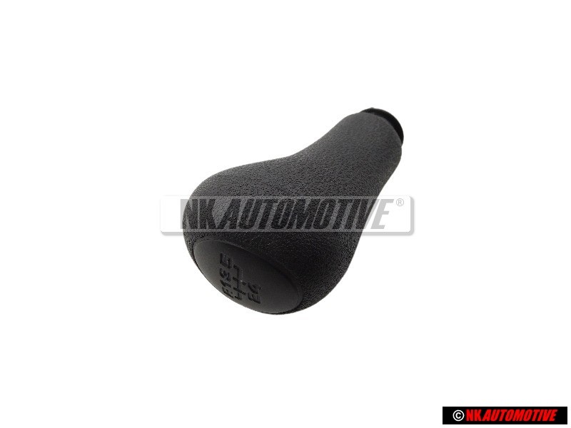 VW Original Pomo Palanca Cambio Negro Satinado - 1H0711141A 01C