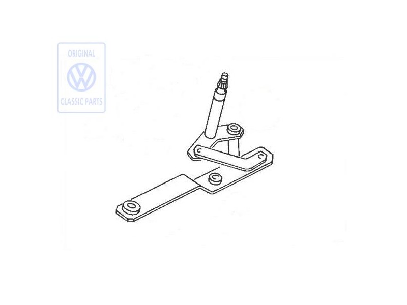 VW Original Eje Limpiaparabr.Con Varillaje - 531955721