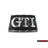 VW Original GTI Lado Rotulo Insignia Emblema Plata Cepillada - 191853688J GX2