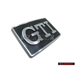 VW Original GTI Lado Rotulo Insignia Emblema Plata Cepillada - 191853688J GX2