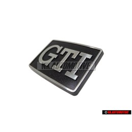 VW Original GTI Lado Rotulo Insignia Emblema Plata Cepillada - 191853688J GX2